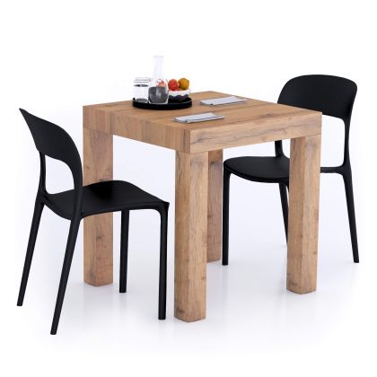Table Fixe First, Bois Rustique