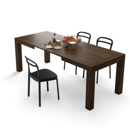 Table à manger extensible, Iacopo, 140(220)x90 cm, Noyer image principale