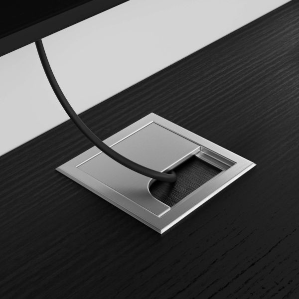 Iacopo woonkamer wandmeubel 1, essen zwart, 208x42x36 cm detailafbeelding 2