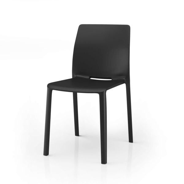Emma stoelen, set van 4, zwart detailafbeelding 1