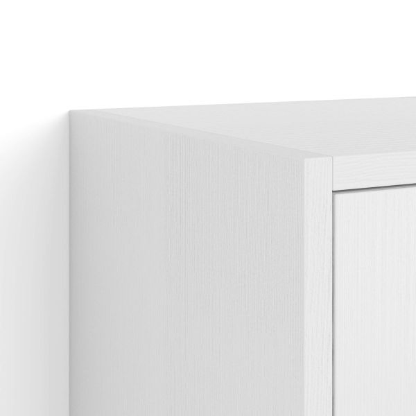 Armário de parede Iacopo 104 com porta articulada, freixo branco imagem de pormenor 2