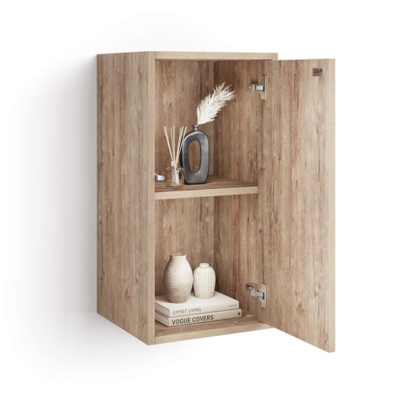 Iacopo Wall Unit 70 with Vertical Door, Oak detail image 1