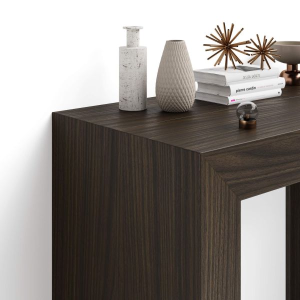 Angelica Extendable Console Table, 45(305)x90 cm, Dark Walnut detail image 1