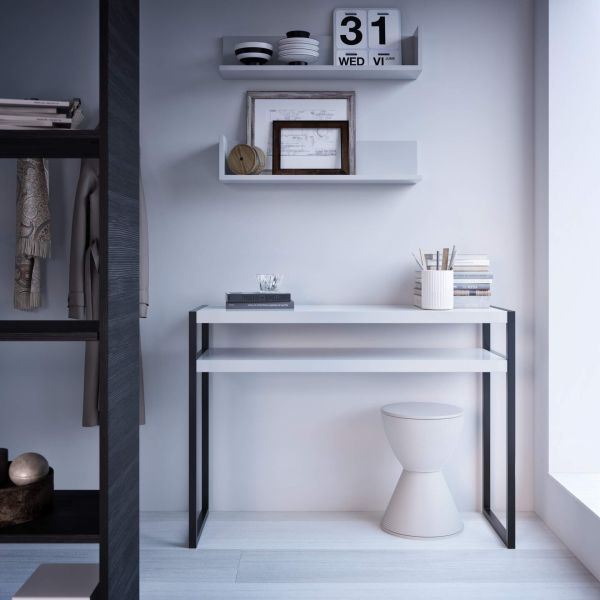 Mesa consola Luxury, color Cemento gris imagen configurada 1