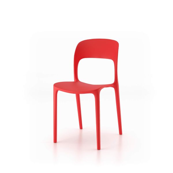 Amanda chairs, Set of 4, Red detail image 1