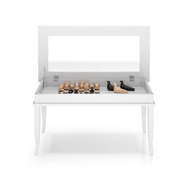 Tavolino da salotto, Classico, Bianco Opaco immagine dettaglio 1