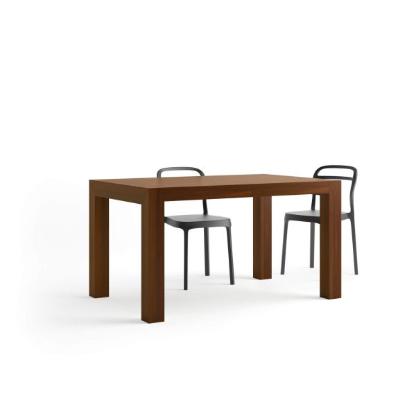 Table à manger extensible, Iacopo, 140(220)x90 cm, Noyer image détaillée 1