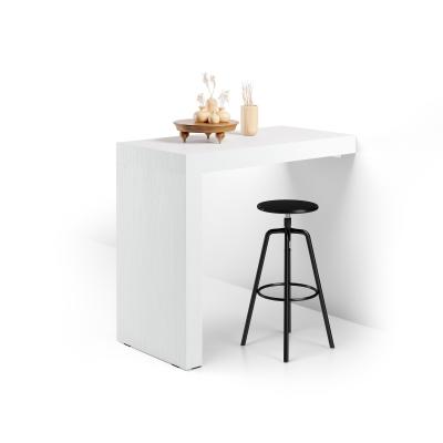 Tavolo da Bar Evolution 120, Bianco Frassino con Una Gamba