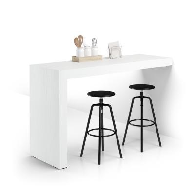 Tavolo da Bar Evolution 180, Bianco Frassino con Una Gamba