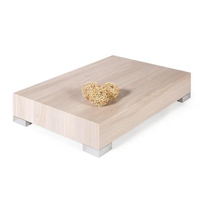 Small coffee table, iCube 90, Pearled Elm