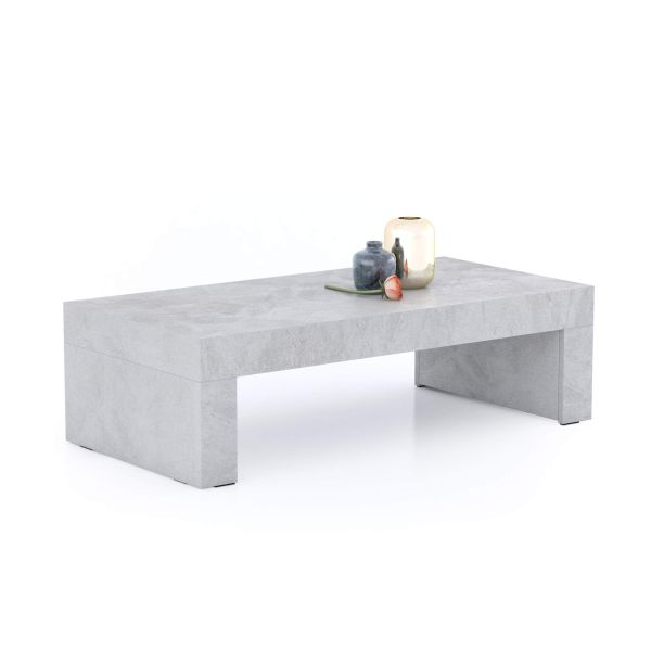 Grey concrete effect coffee table discount
