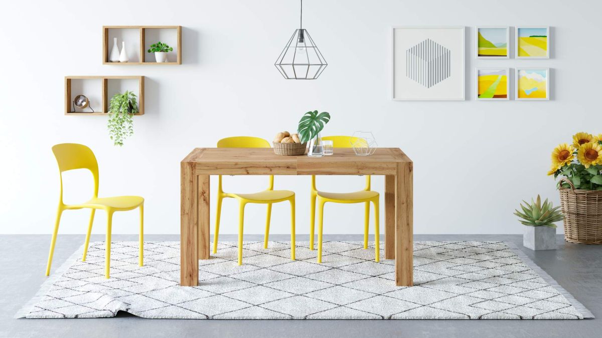 Amanda chairs, set of 4, Yellow set image 2