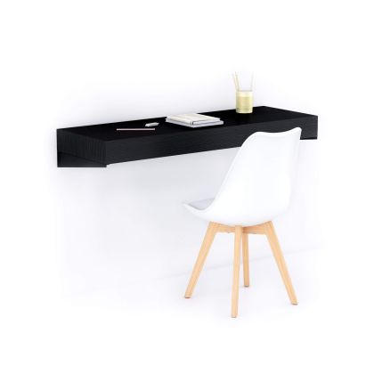 Evolution wall mounted desk 47.2x15.7 in, Ashwood Black