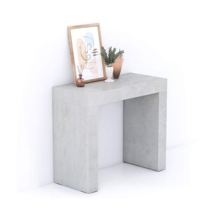 Evolution Console Table 35.4x15.7 in, Concrete Effect, Grey main image