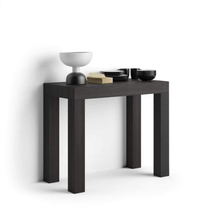 First, Extendable Console Table, Ashwood Black