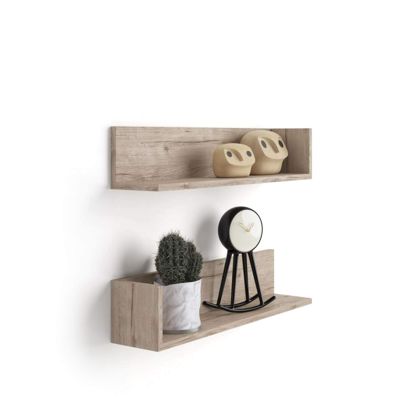 Set of 2 Luxury Shelves, Oak main image