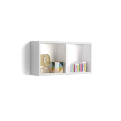 Wall-mounted Cube Shelf, First, Matt White main image