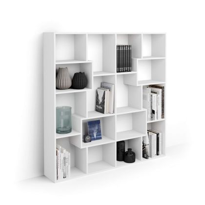 Iacopo S Bookcase (63.31 x 62.3 in), Ashwood White