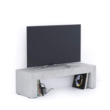 Evolution TV Stand 47.2x15.7 in, Concrete Effect, Grey main image