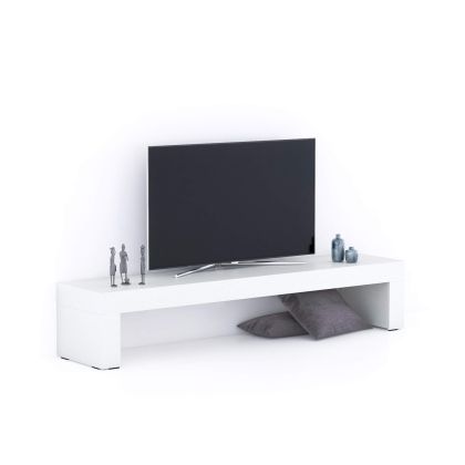 Evolution TV Stand 70.8x15.7 in, Ashwood White main image