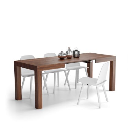 Buy Mobili Fiver, Easy, Extendable Dining Table, High Gloss White, Made in  Italy Online at desertcartINDIA
