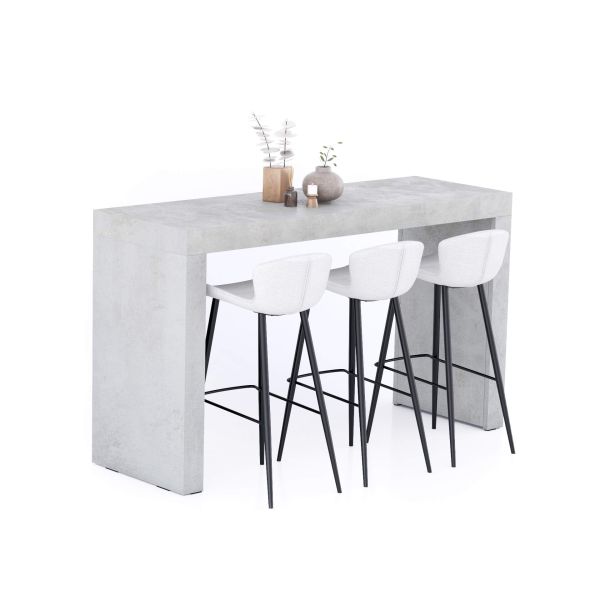 Evolution High Table 70,9 x 23.6 in, Concrete Effect, Grey main image