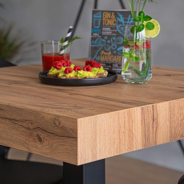 FIRST Bar Table, Rustic Oak set image 1