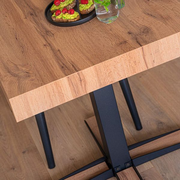 FIRST Bar Table, Rustic Oak set image 2