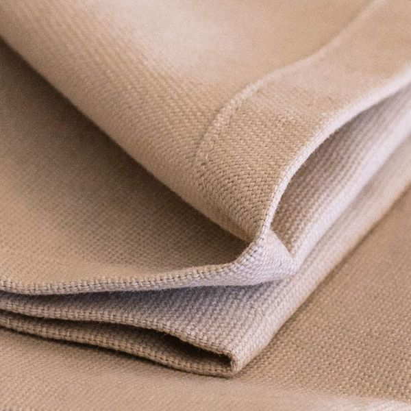 Gioele Cotton napkins 13.77 x 13.77 in, Pack of 2, Beige detail image 3