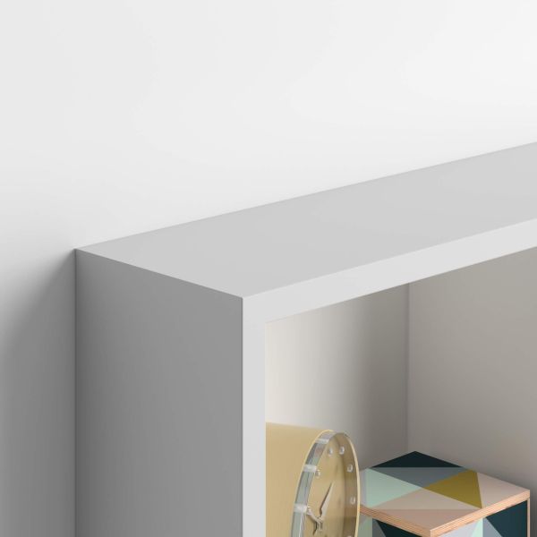 Wall-mounted Cube Shelf, First, Matt White detail image 1