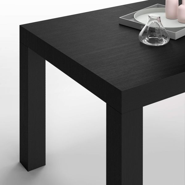 First Extendable Table, 47,2(77,6)x31,5 in, Ashwood Black detail image 2